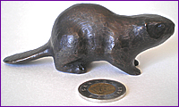 E.B. Cox Bronze Beaver